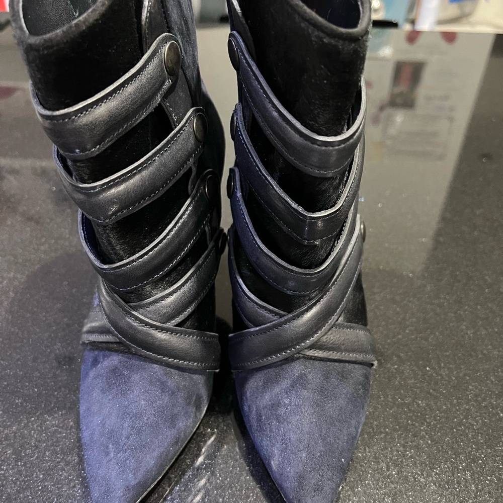 Isabel Marant Black Leather Sole Boots
